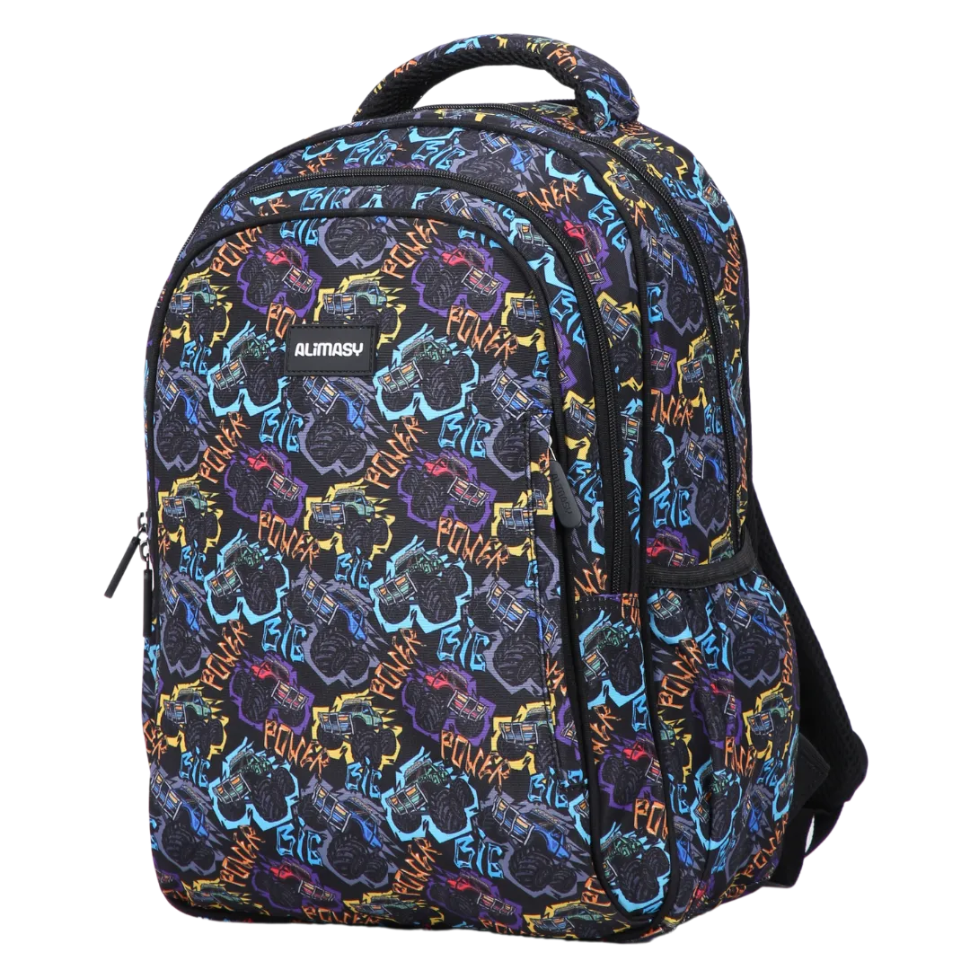 Monster Trucks Midsize Kids Backpack