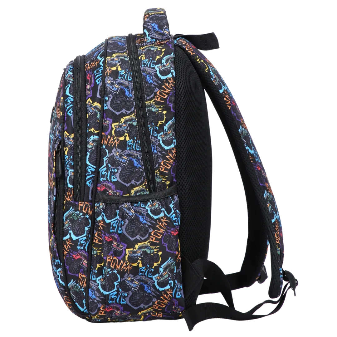 Monster Trucks Midsize Kids Backpack
