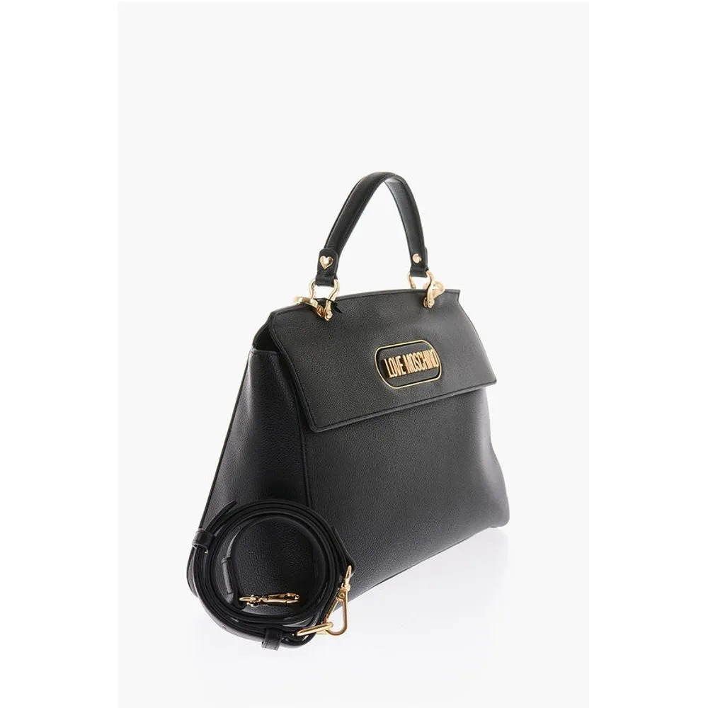 Moschino LOVE removable shoulder strap faux leather Women's bag