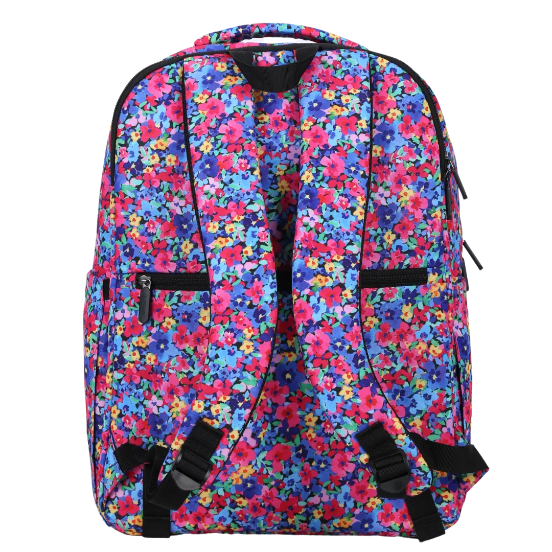 Multi Coloured Ditsy Flowers Laptop Backpack