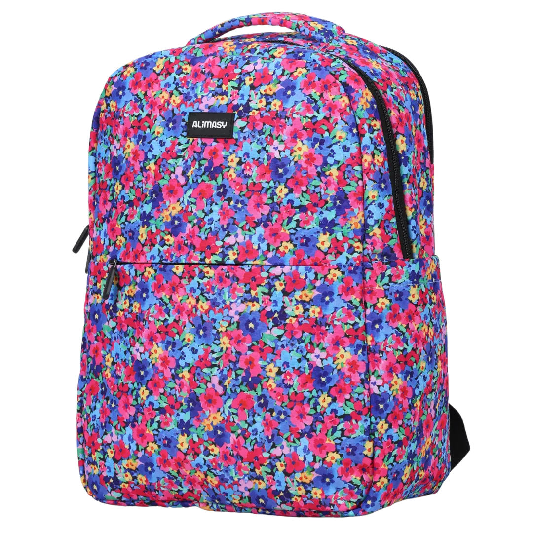 Multi Coloured Ditsy Flowers Laptop Backpack