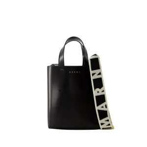 Museo Mini Crossbody - Leather - Black