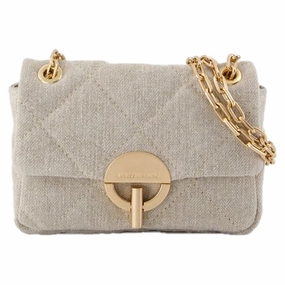 Nano Moon Bag - Vanessa Bruno - Linen - Beige