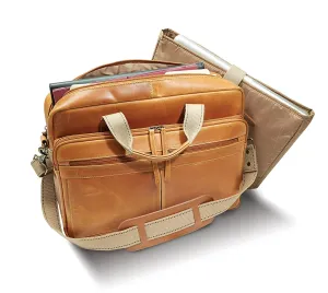 National Geographic Classic Leather Brief