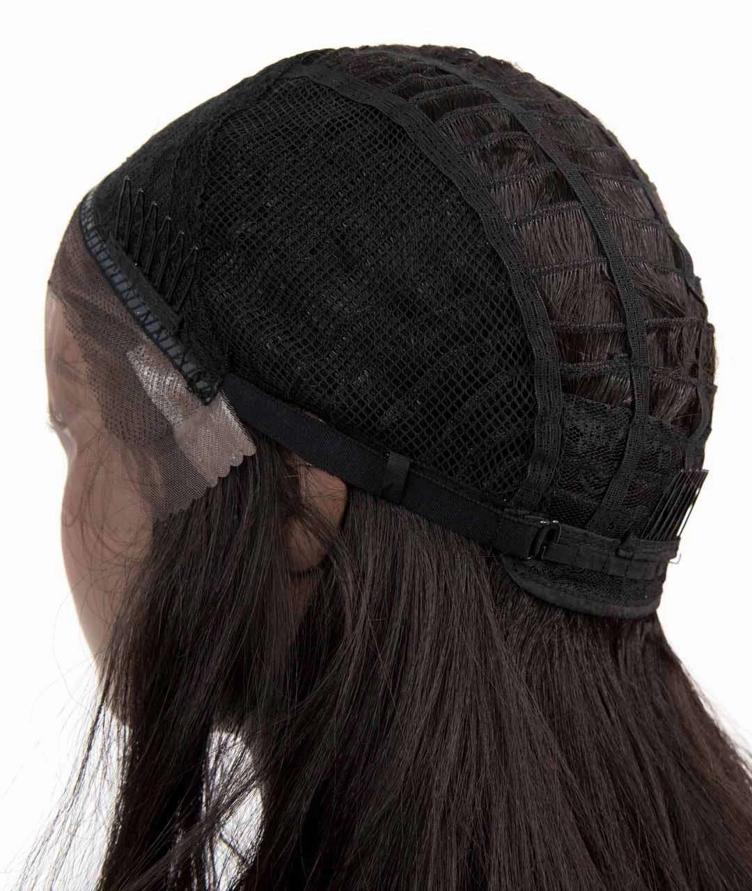 Natural Black Wavy Lace Front Synthetic Wig Bella