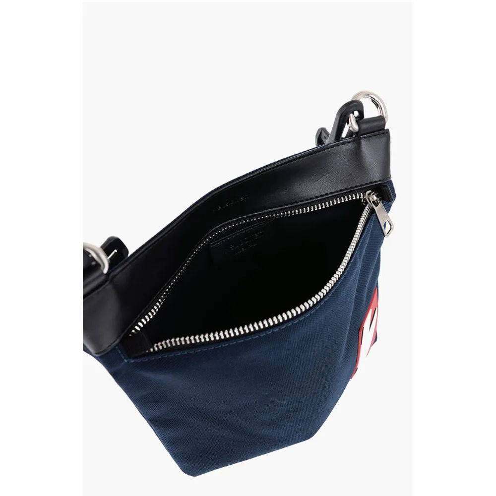 Neil Barrett Nylon Sacoche with Removable Shoulder Strap