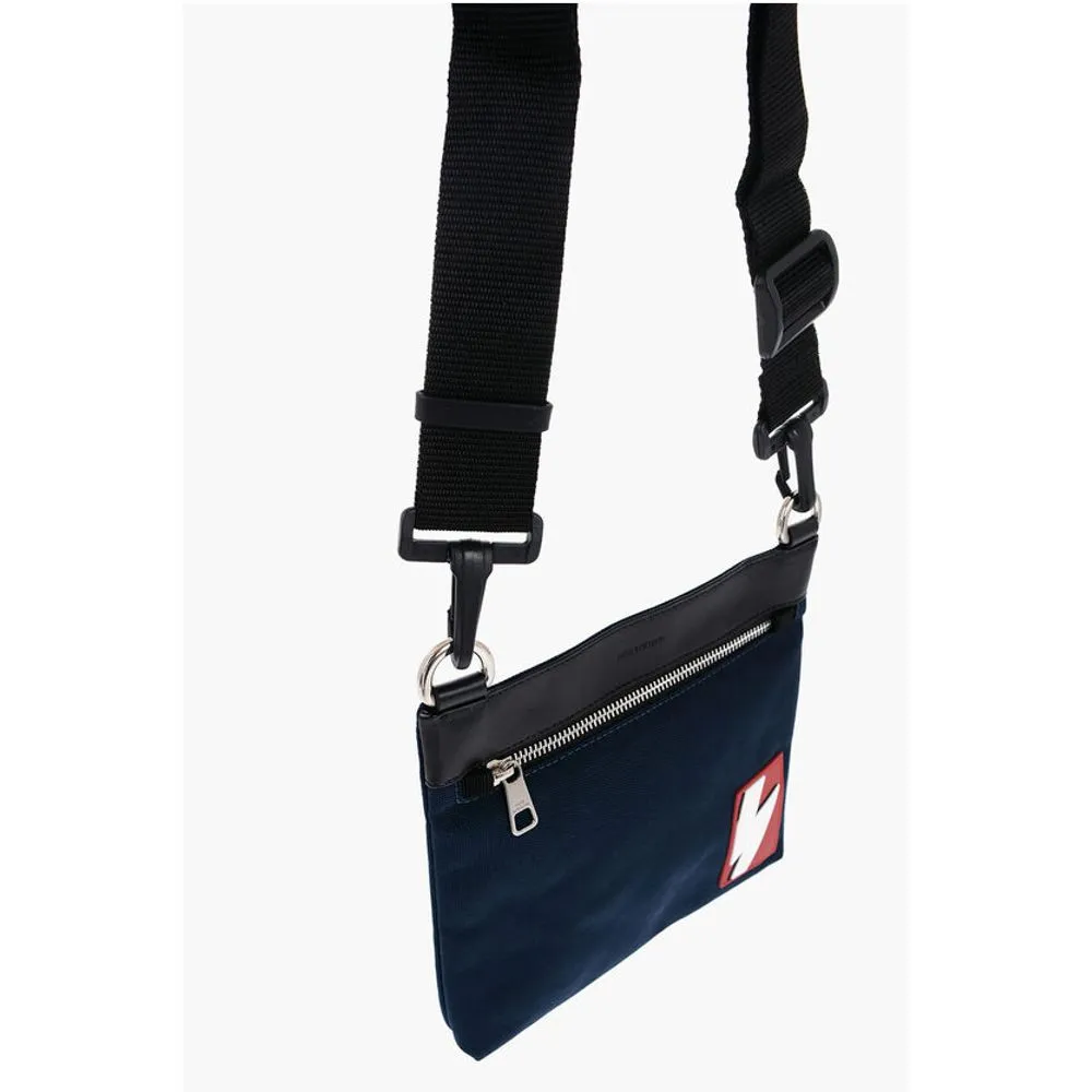 Neil Barrett Nylon Sacoche with Removable Shoulder Strap