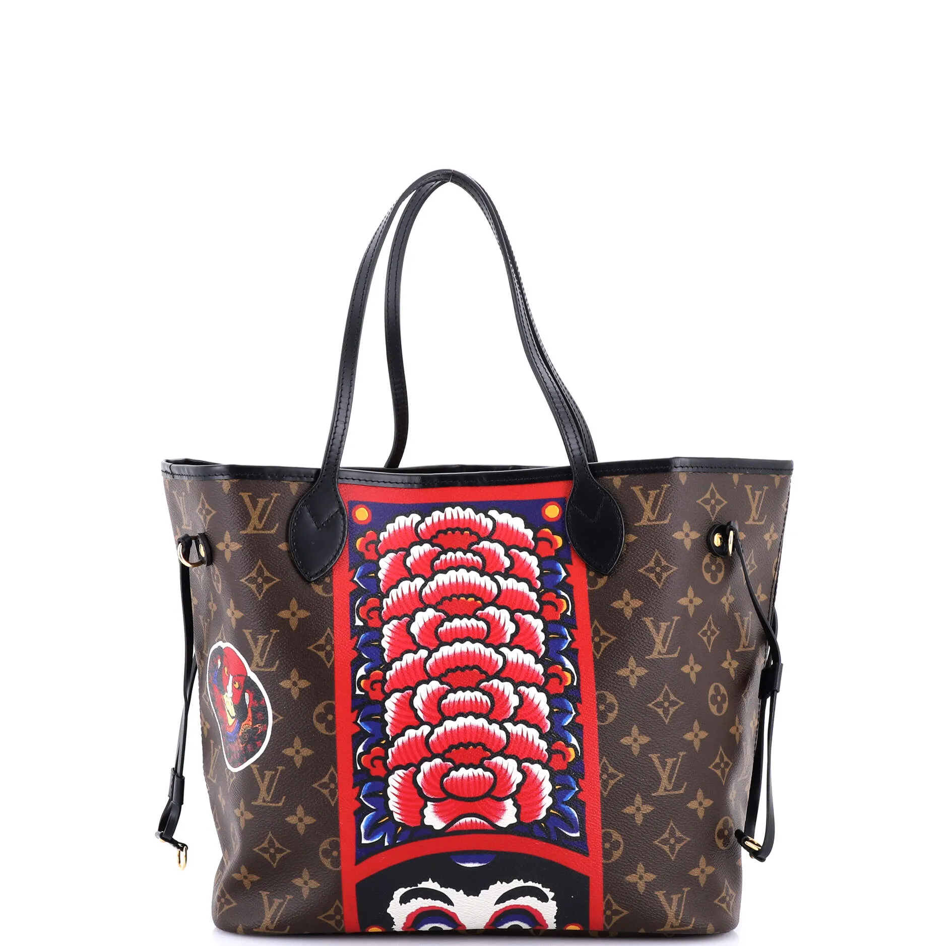 Neverfull NM Tote Limited Edition Kabuki Monogram Canvas MM