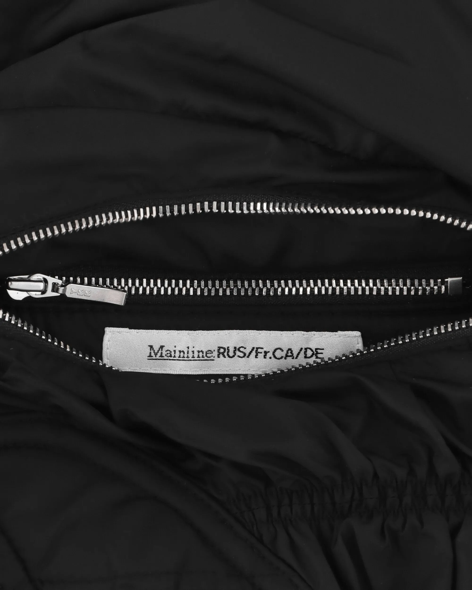 Nylon Pillow Bag Black