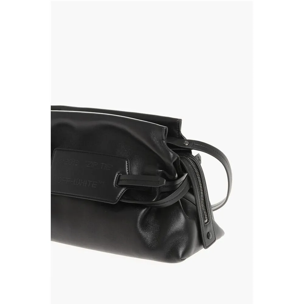 Off- Solid Color Leather Women's Clutch