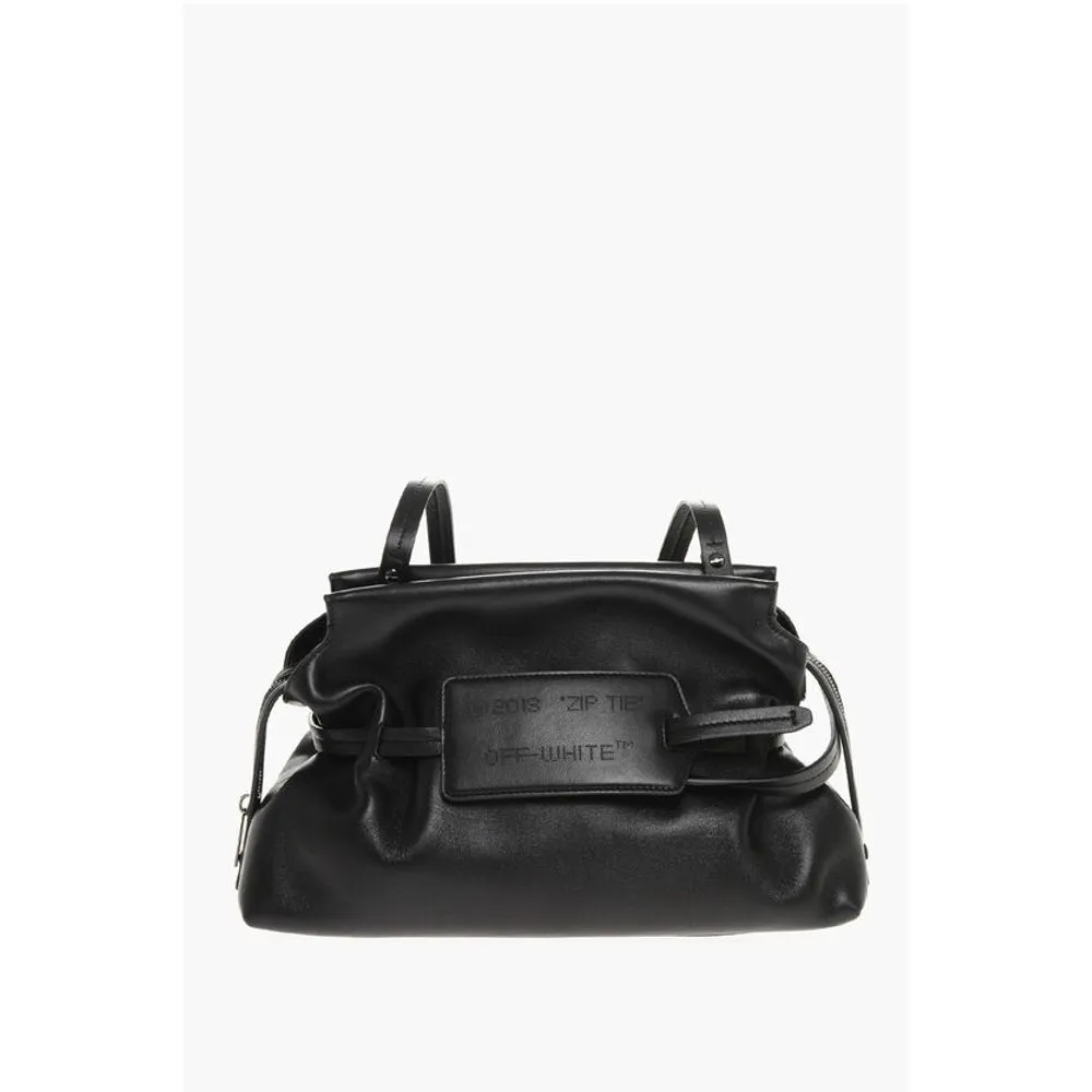 Off- Solid Color Leather Women's Clutch