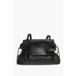 Off- Solid Color Leather Women's Clutch