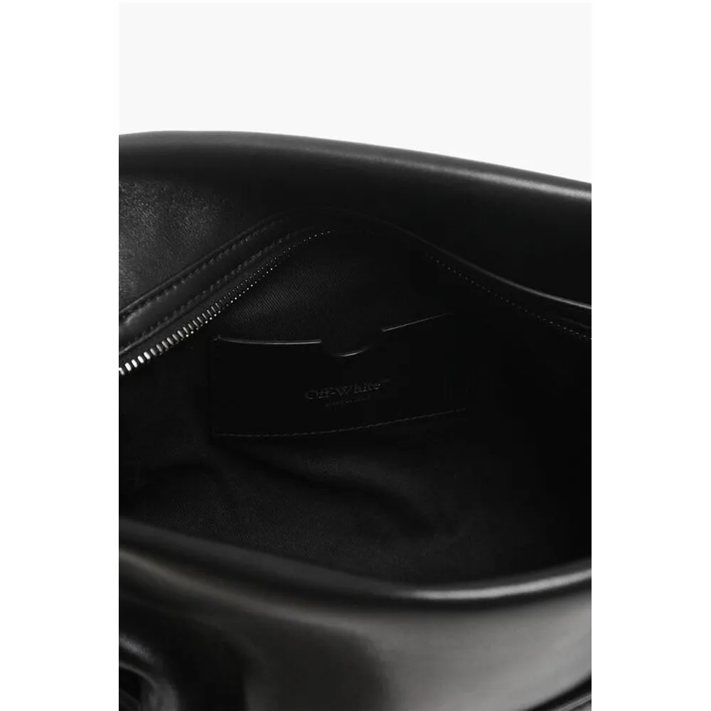 Off- Solid Color Leather Women's Clutch