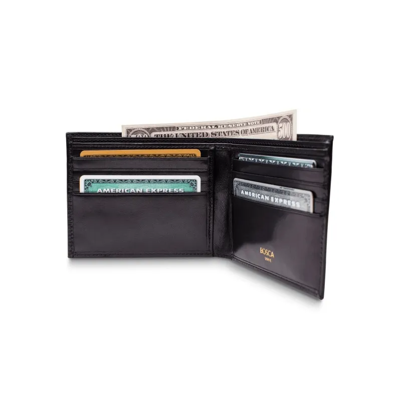 Old Leather 8 Pocket Wallet RFID