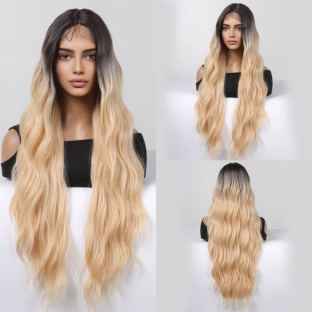 Ombre Blonde Lace Front Wig