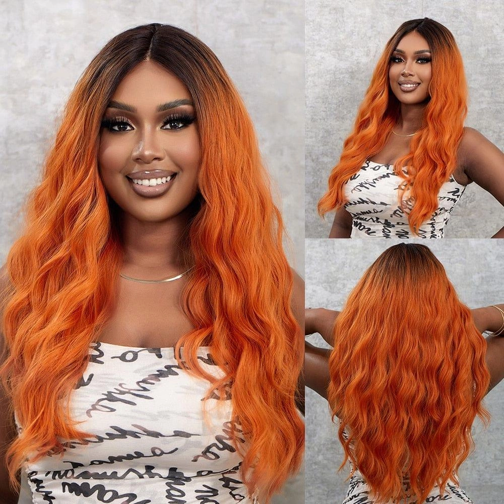Ombre Orange Wig