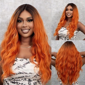 Ombre Orange Wig