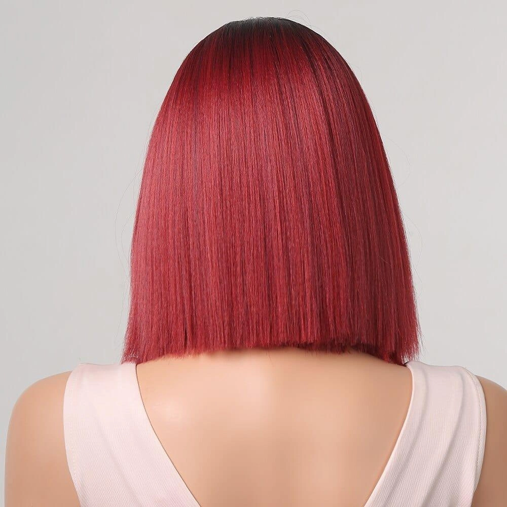 Ombre Red Wig