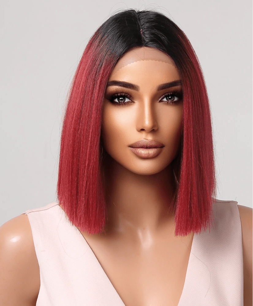 Ombre Red Wig