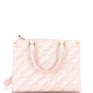 OnTheGo Tote Stardust Monogram Empreinte Leather PM