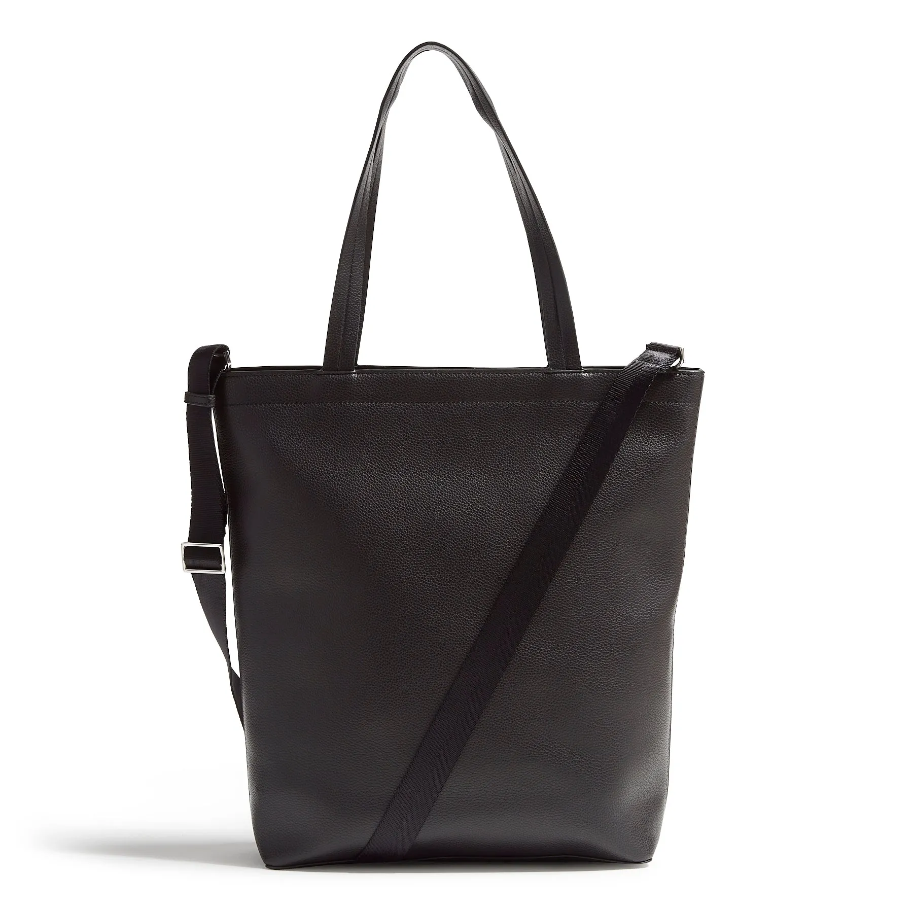 Outlet Faux Leather Large North South Tote