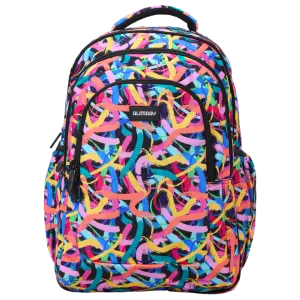 Paint Swirls Large School Backpack