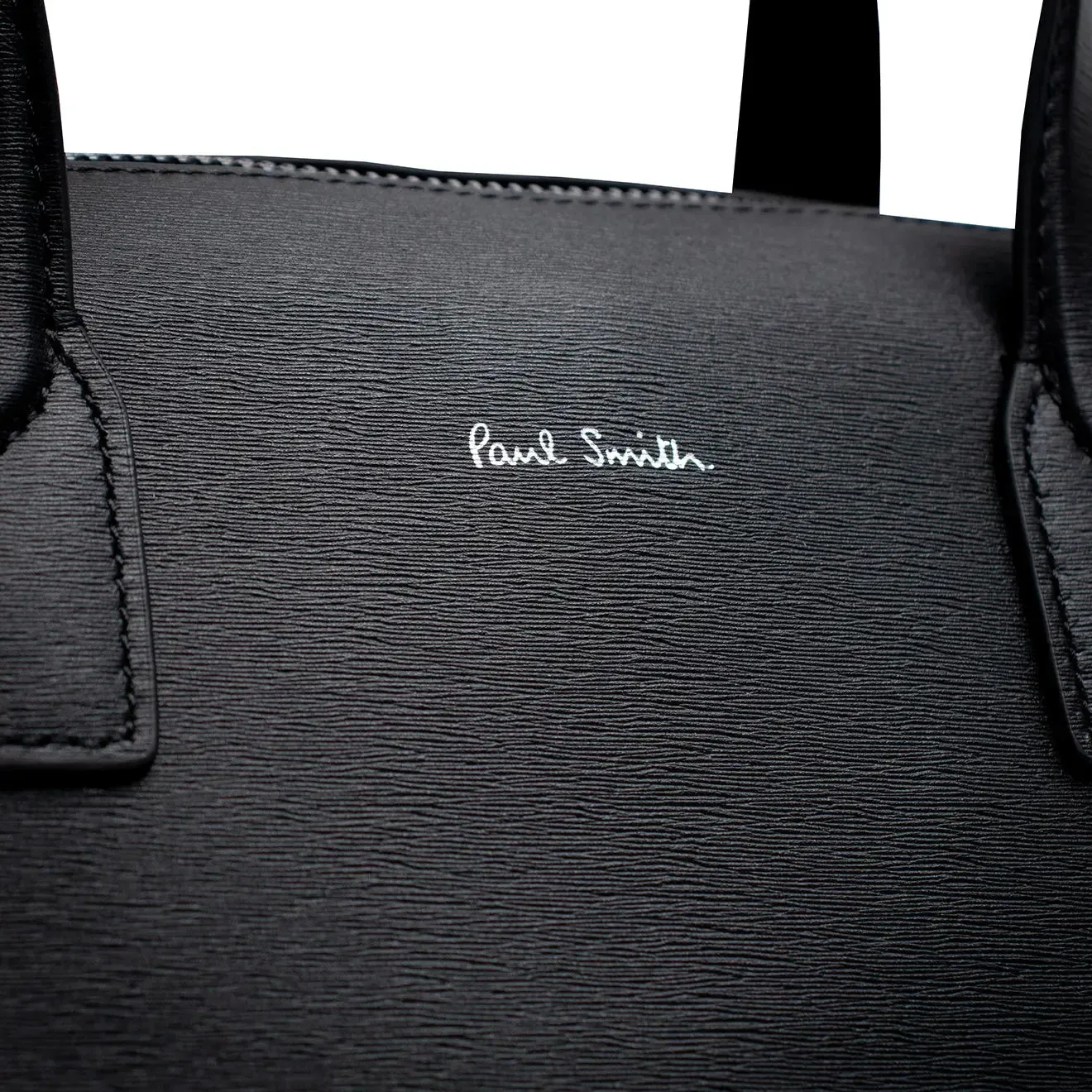 Paul Smith Leather Bag Double Zip Black