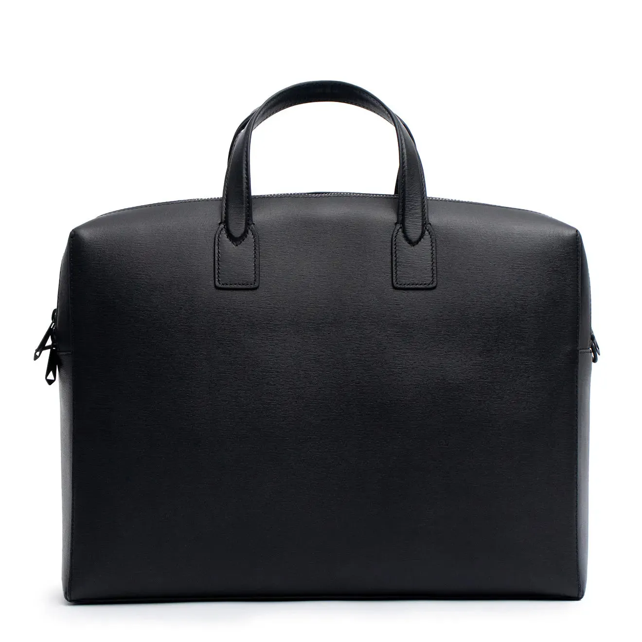 Paul Smith Leather Bag Double Zip Black