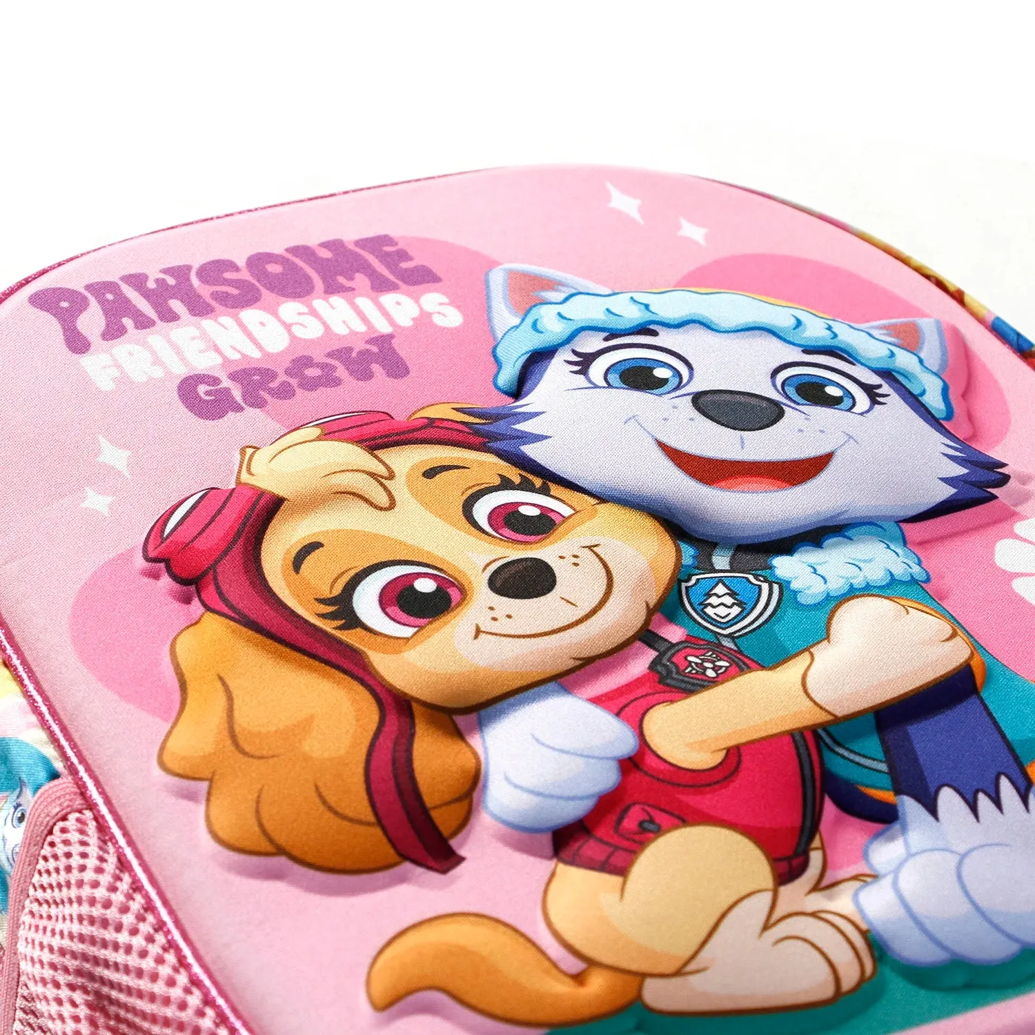 PAW PATROL Pink Small 3D Backpack - Friendship