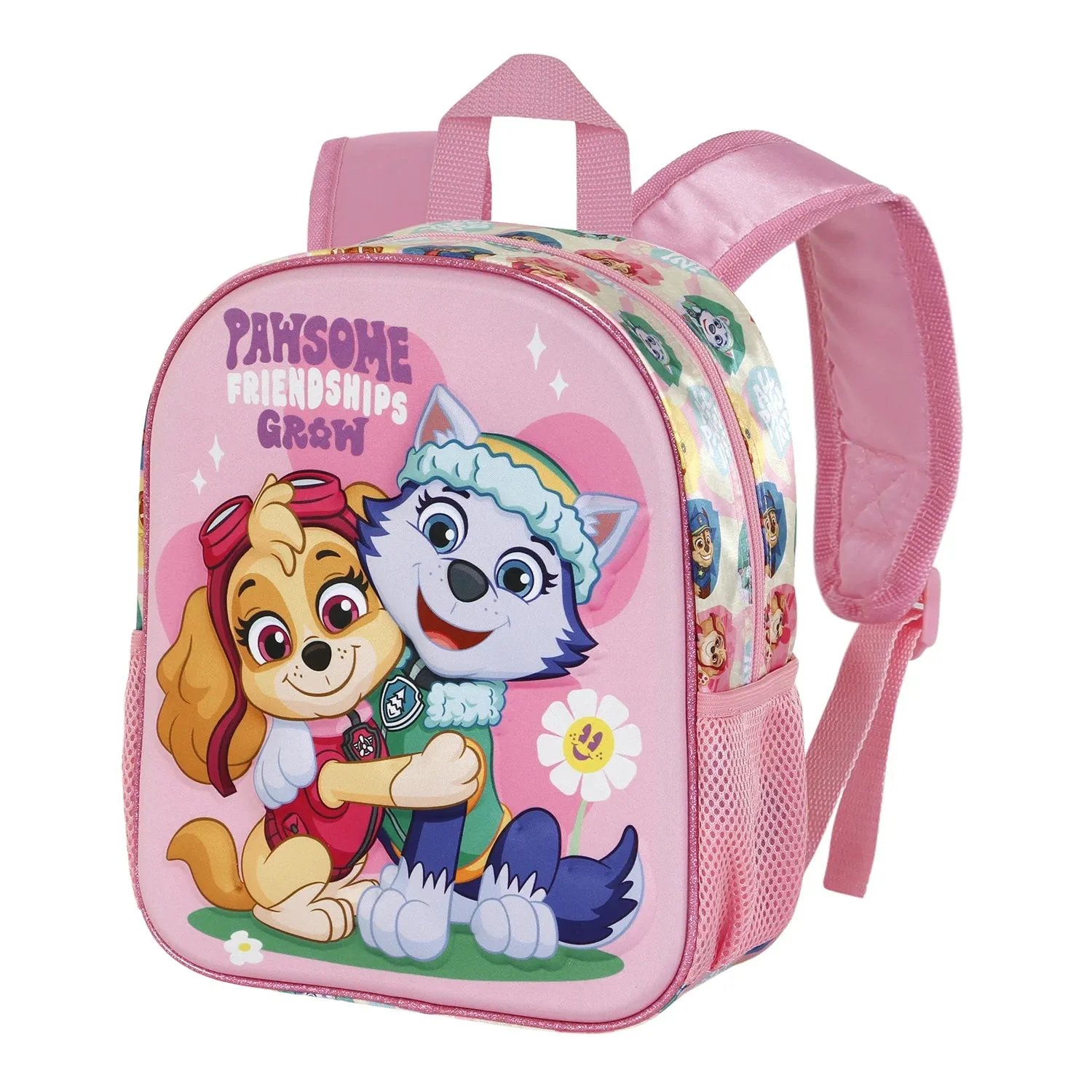 PAW PATROL Pink Small 3D Backpack - Friendship