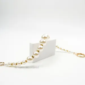 Pearl Chain with Rhinestones