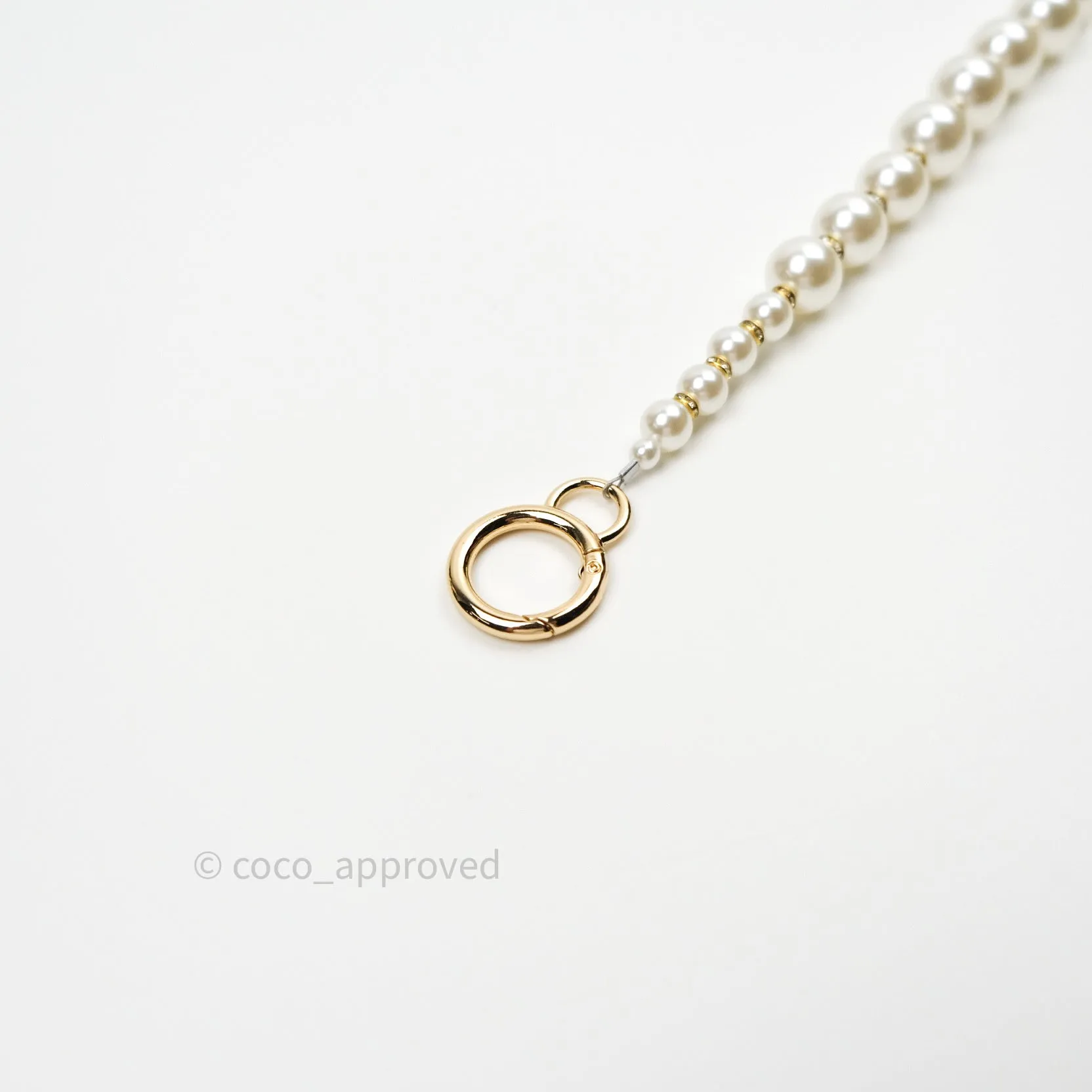 Pearl Chain with Rhinestones