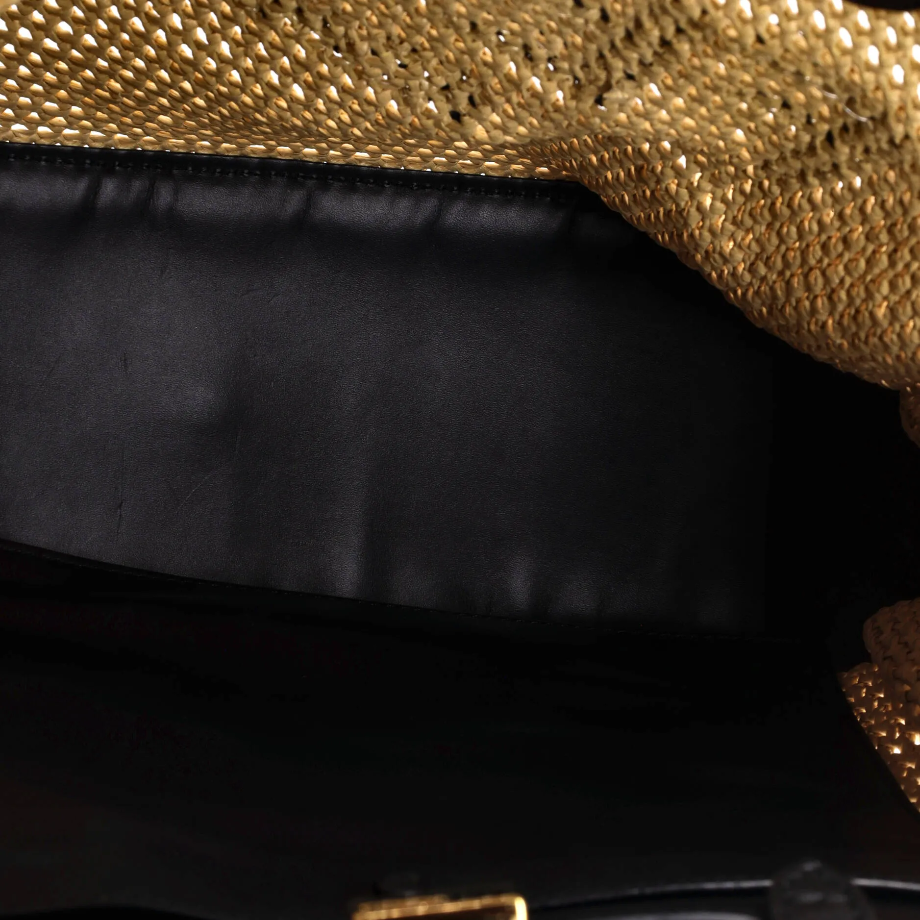 Peekaboo X-Tote Raffia Medium