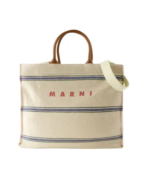 Pelletteria Uomo Shopper Bag - Marni - Cotton - Beige