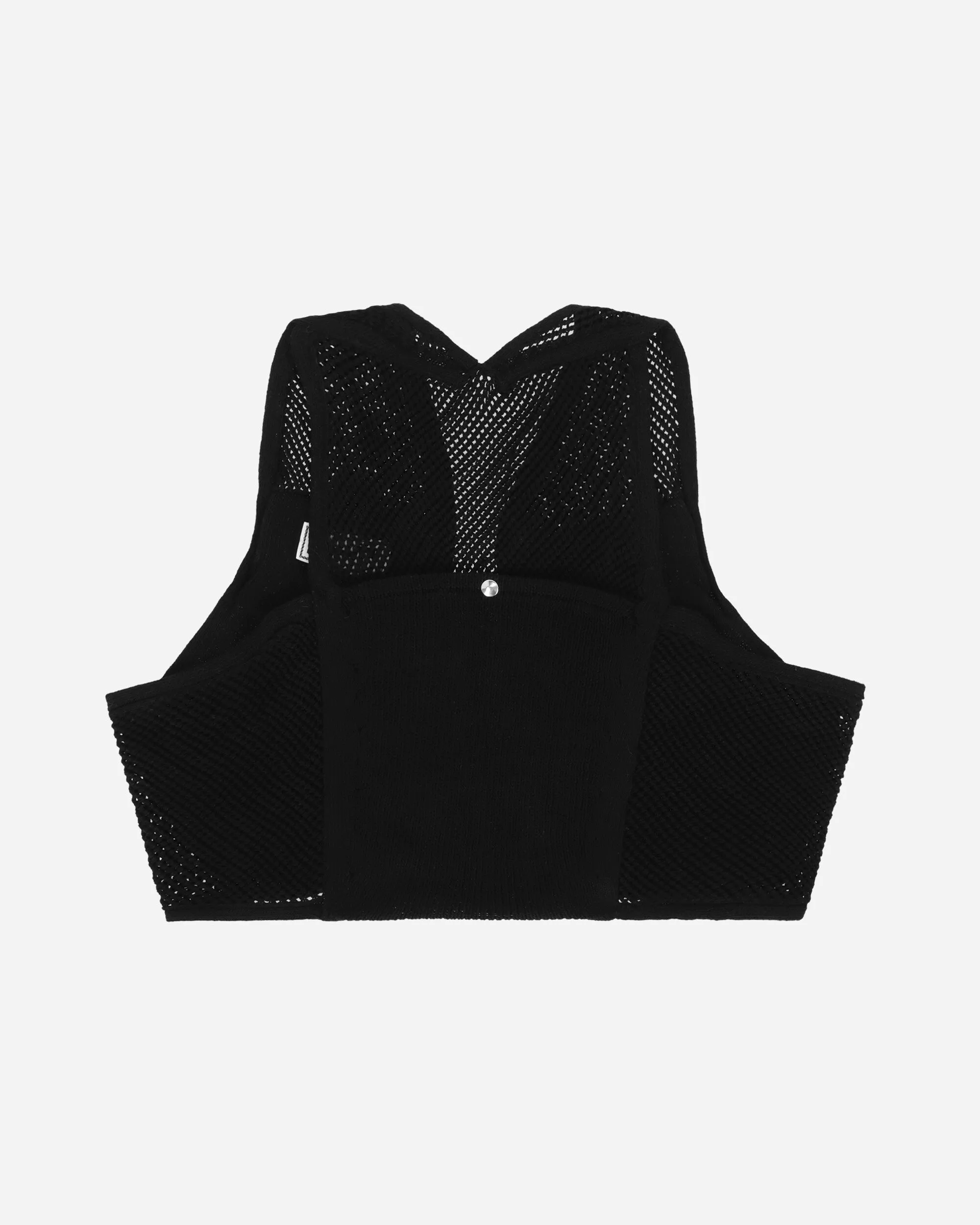 Perforated Chest Bag Black