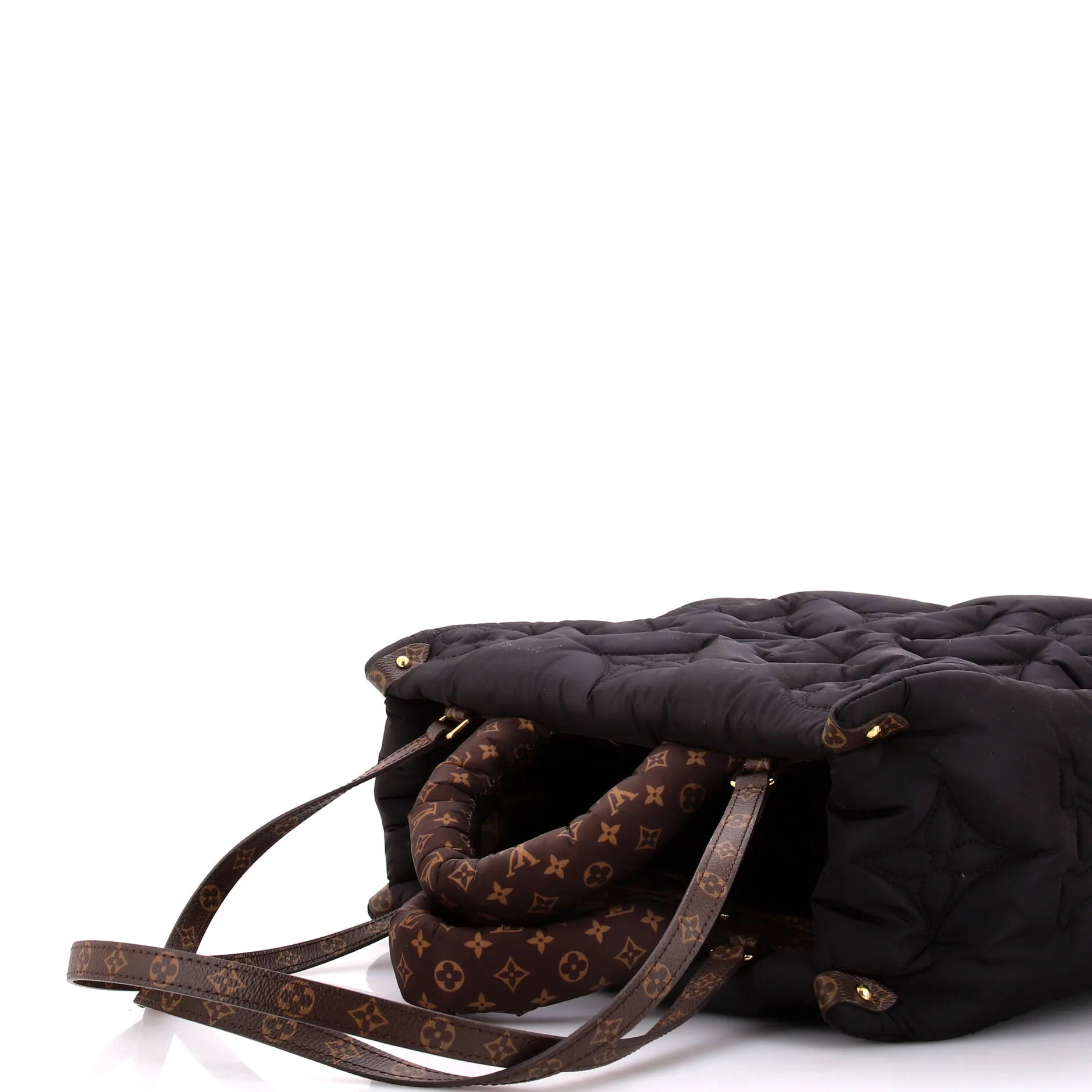 Pillow OnTheGo Tote Monogram Quilted Econyl Nylon MM