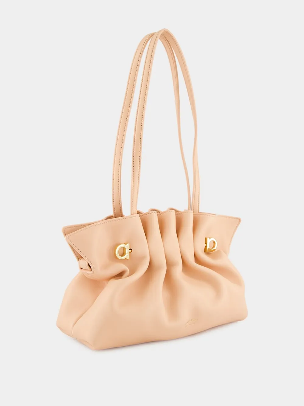 Pink Soft Gancio Small Shoulder Bag
