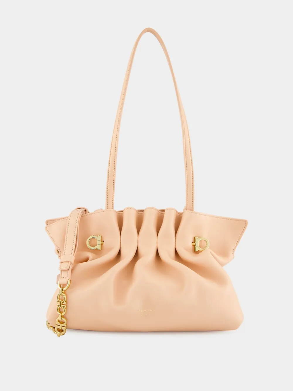 Pink Soft Gancio Small Shoulder Bag