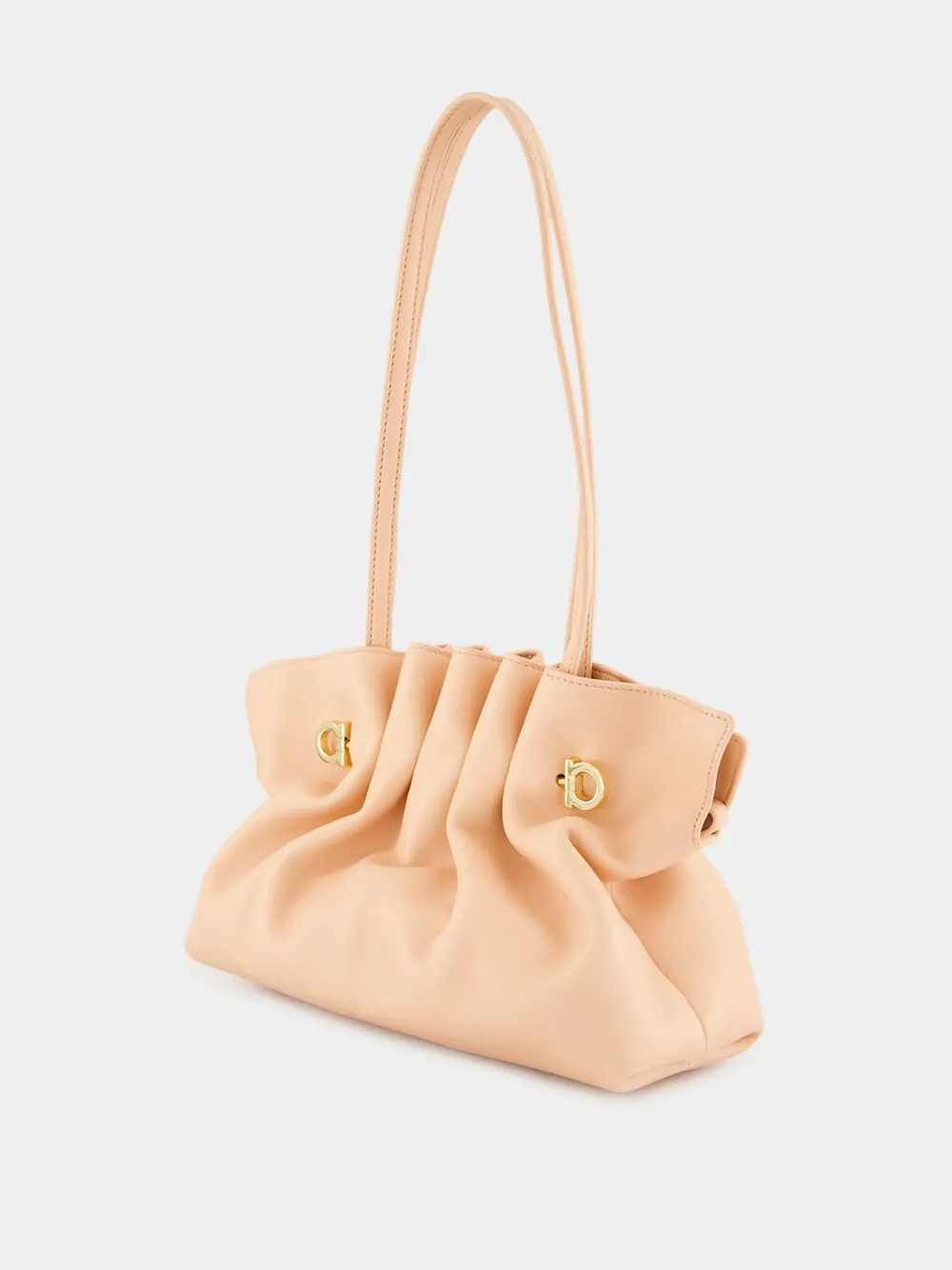 Pink Soft Gancio Small Shoulder Bag