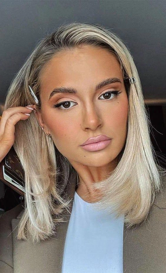 Platinum Blonde Lace Front Wig