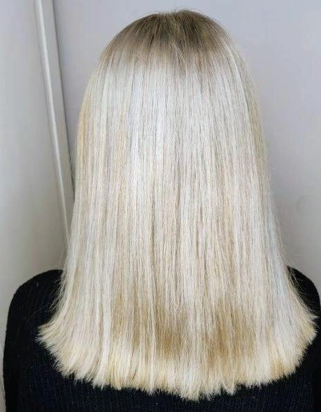 Platinum Blonde Lace Front Wig