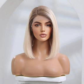 Platinum Blonde Lace Front Wig