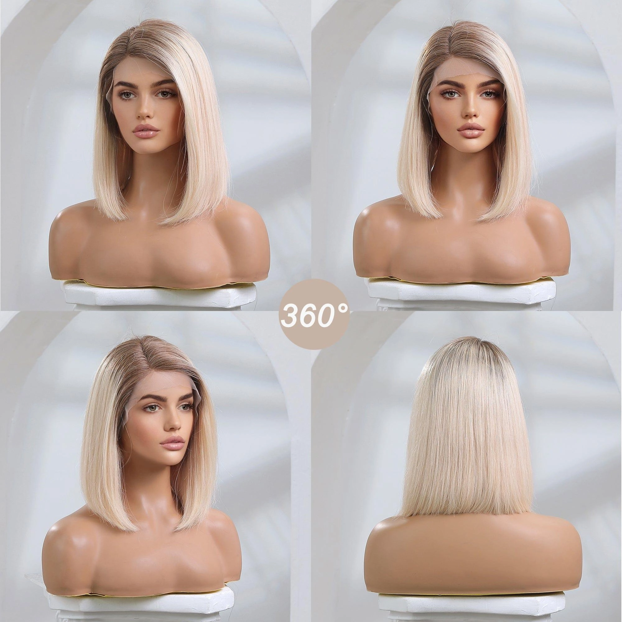 Platinum Blonde Lace Front Wig