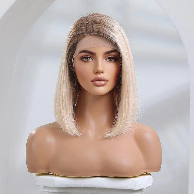 Platinum Blonde Lace Front Wig