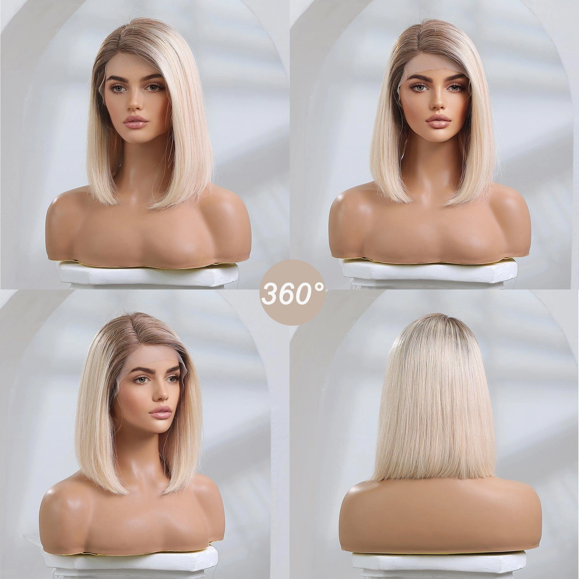 Platinum Blonde Lace Front Wig