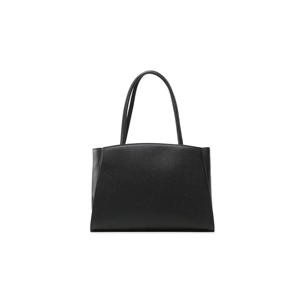 Plein Sport Chic Ebony Tote with  Logo Women's Accent