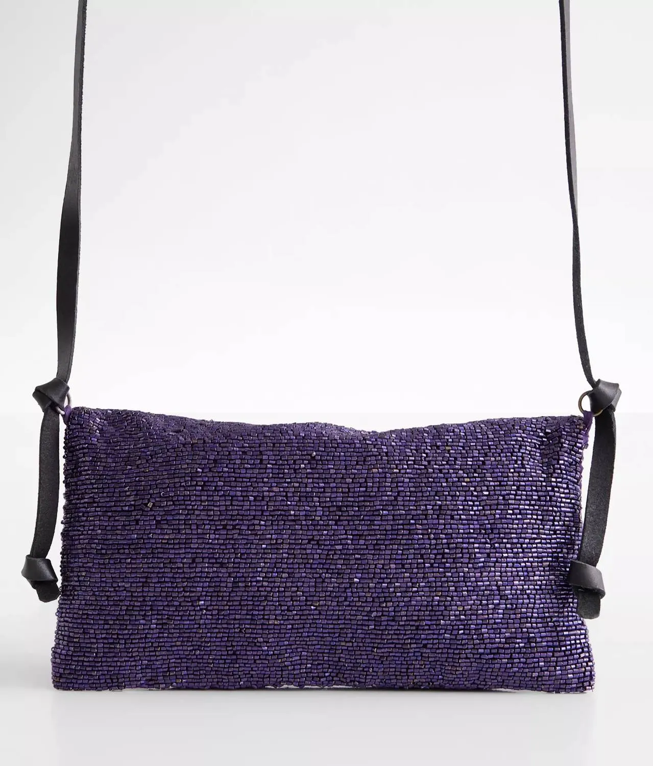 Plus One Embellished Bag In Violet