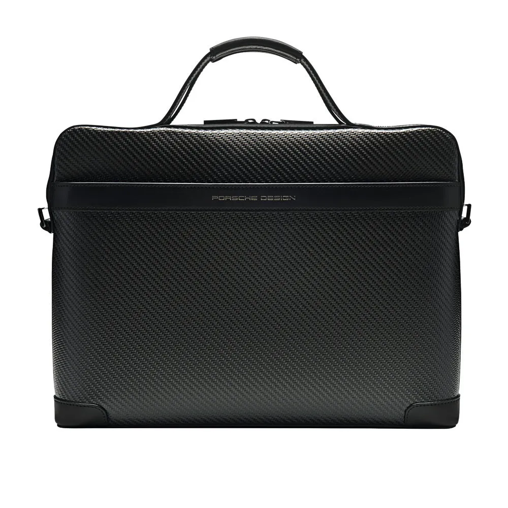 PORSCHE DESIGN by Bric's CARBON Briefcase (Black, Small)