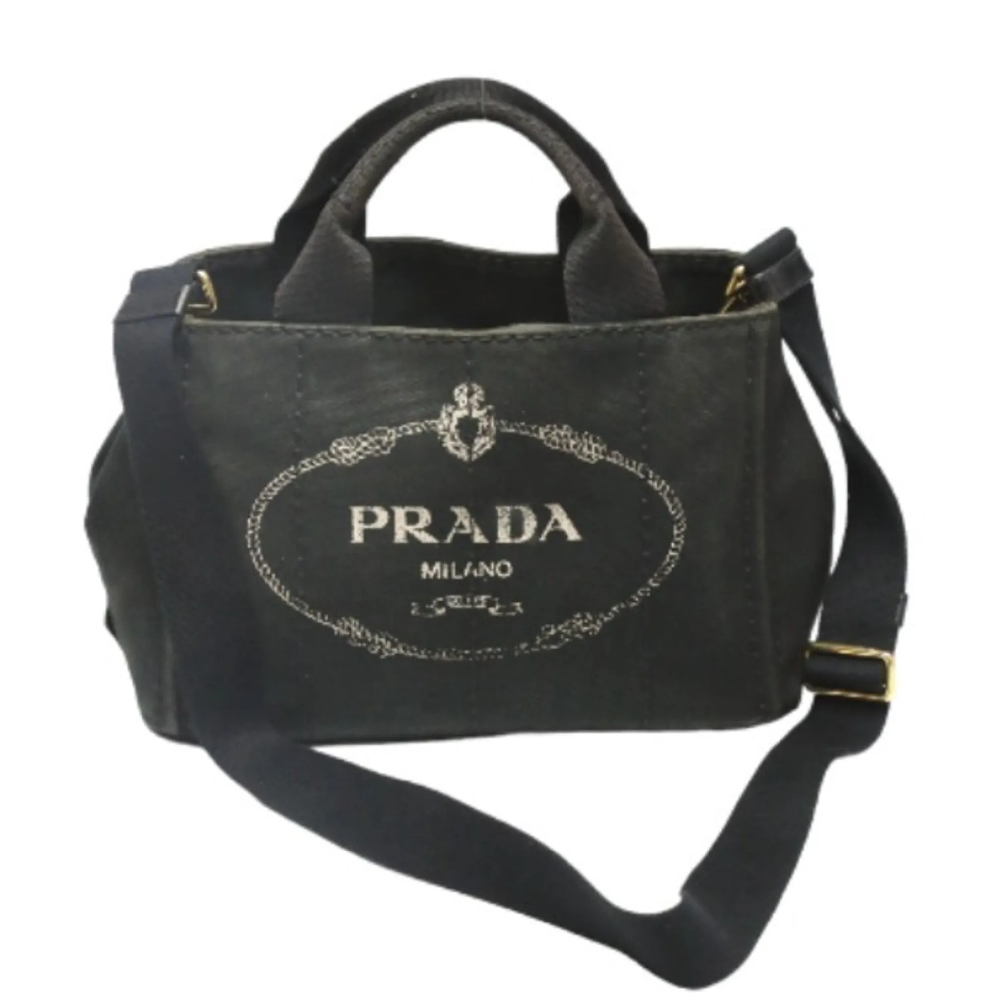 Prada Canapa blue - Jeans Tote Bag (Pre-Owned)
