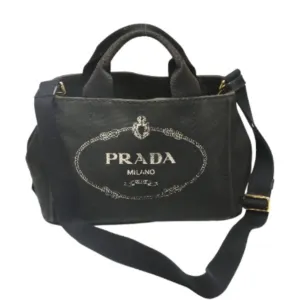 Prada Canapa blue - Jeans Tote Bag (Pre-Owned)